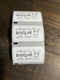 Packaged by Rudolph Thermal sticker