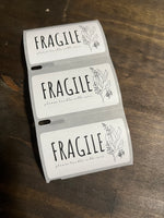 Fragile Floral Thermal sticker