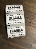 Fragile Thermal sticker