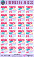 Thank You for supporting my business Packaging Sticker Sheet (RTS beginning 11/13)